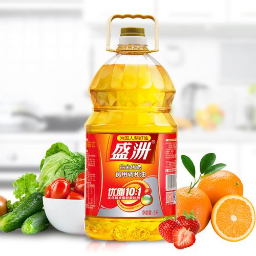 粮家工坊 盛洲白金优选食用调和油5l 食用油非转基因食用调和油